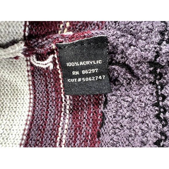 BCBG MAXAZARIA Acrylic womans long sleeve open shrug multicolored size medium - Picture 4 of 8